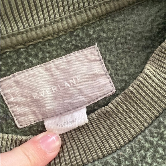 Everlane Renew Teddy Oversized Crew - Picture 2 of 4